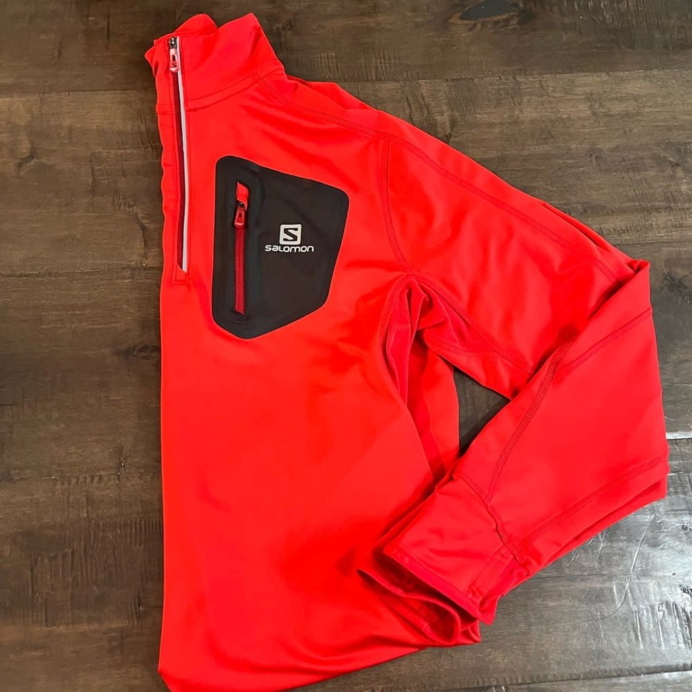 Salomon XL red pullover
